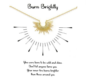 Gold Burn Brightly Necklace