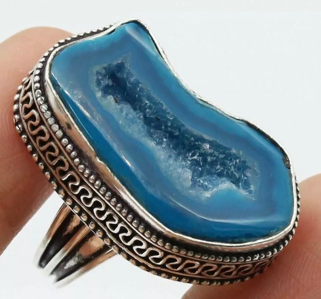 Geode ring sale