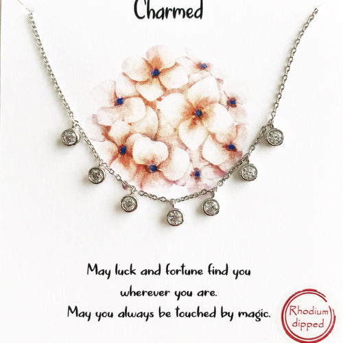 Silver Charmed Necklace